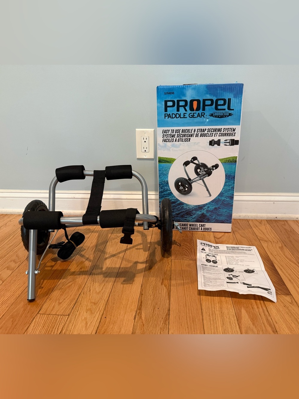 Shoreline Marine Propel Paddle Gear Mini Kayak/Canoe Wheel Cart